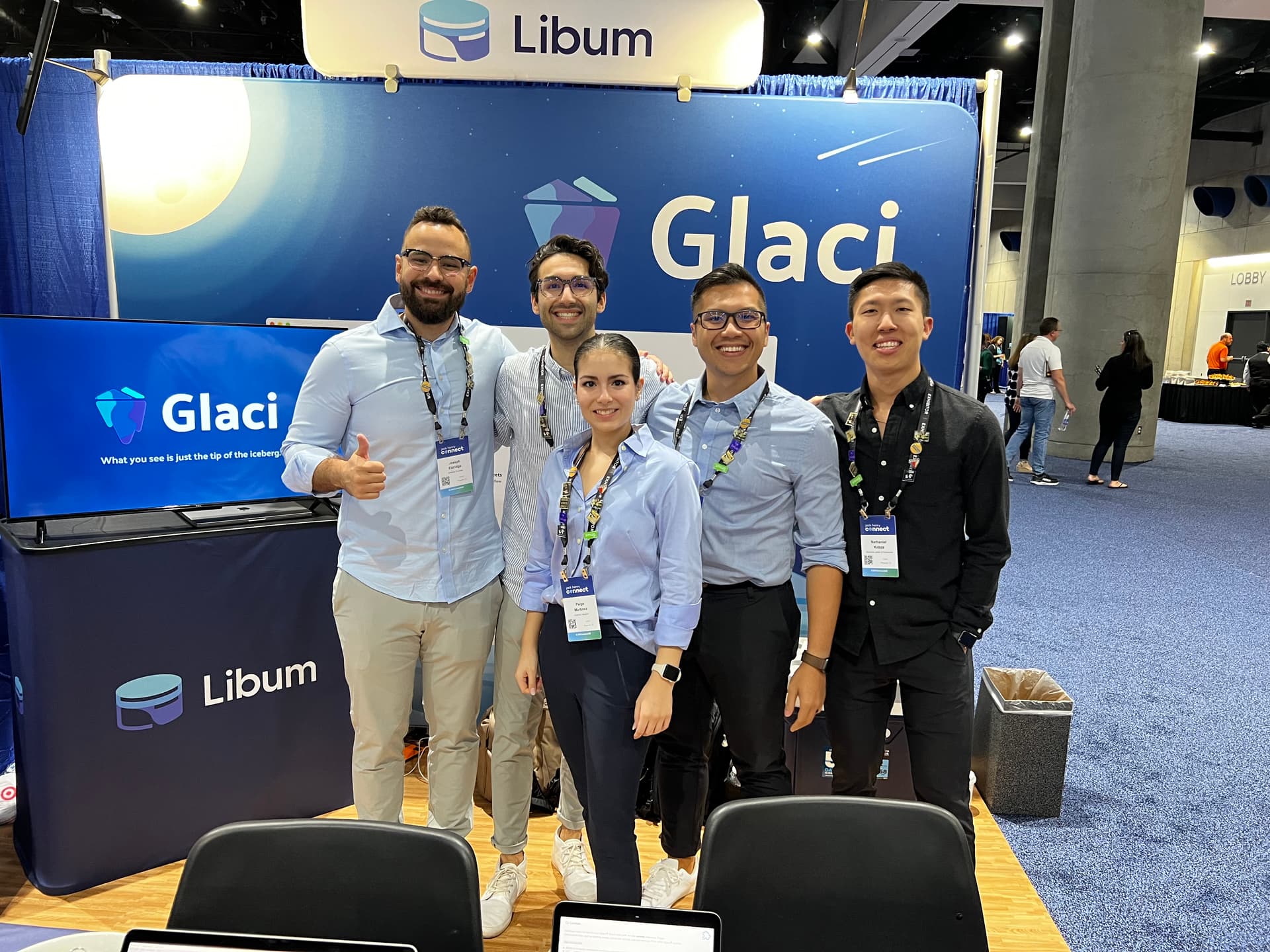 Libum team members at Jack Henry Connect in 2022