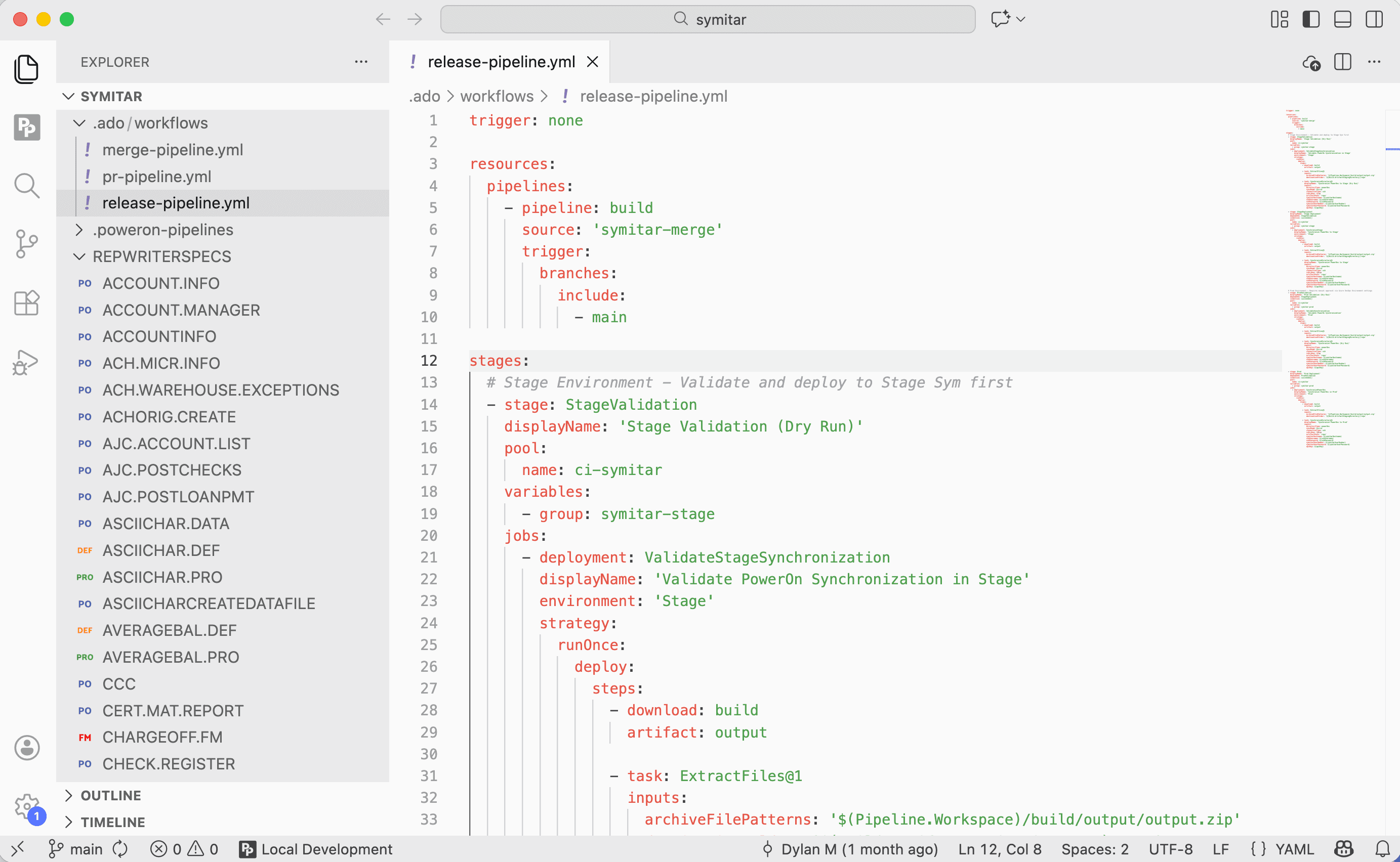 PowerOn Pipelines in Azure DevOps